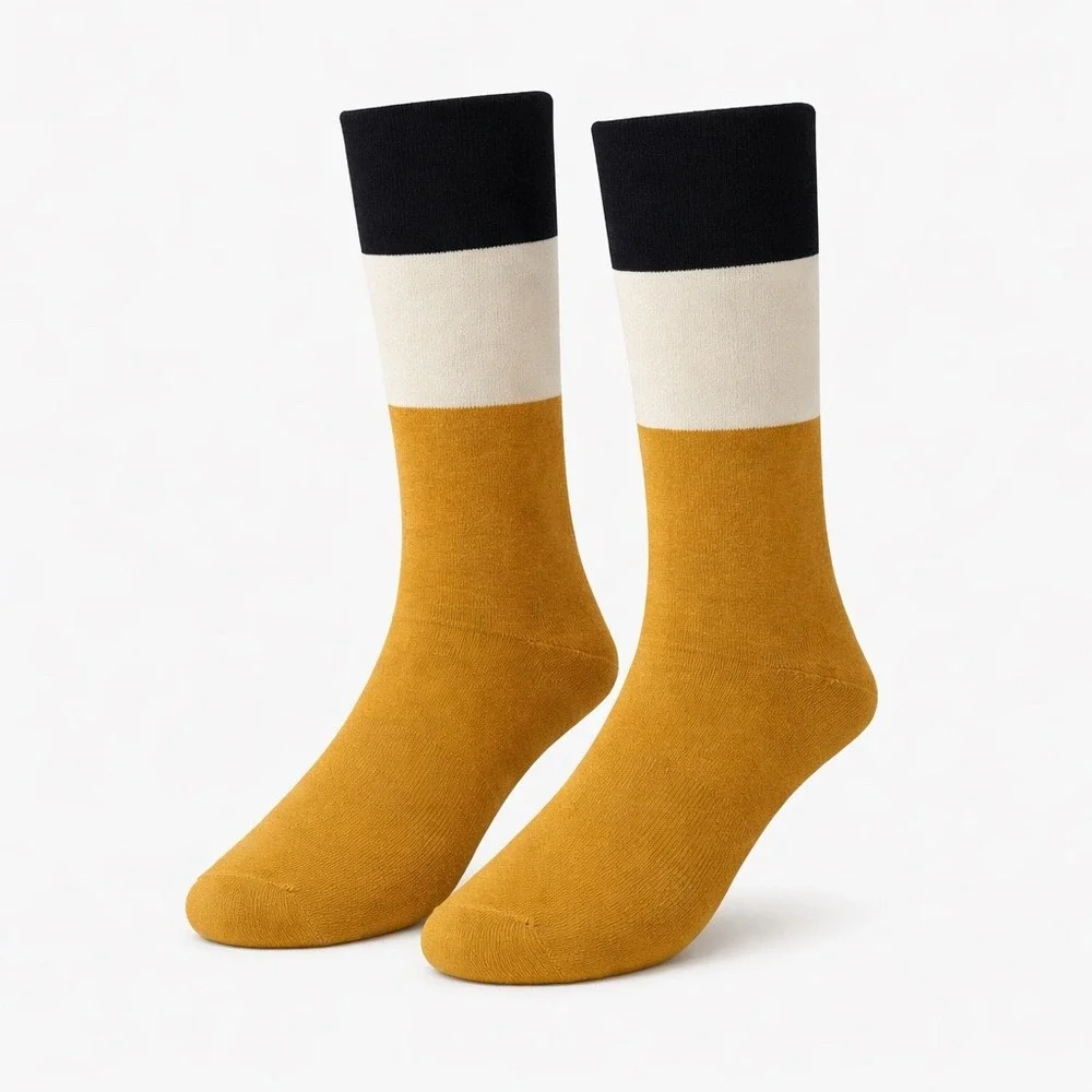 Goldtoe Edition Mens Crew Dress Socks 3 Pair Pack Colorblock NEW